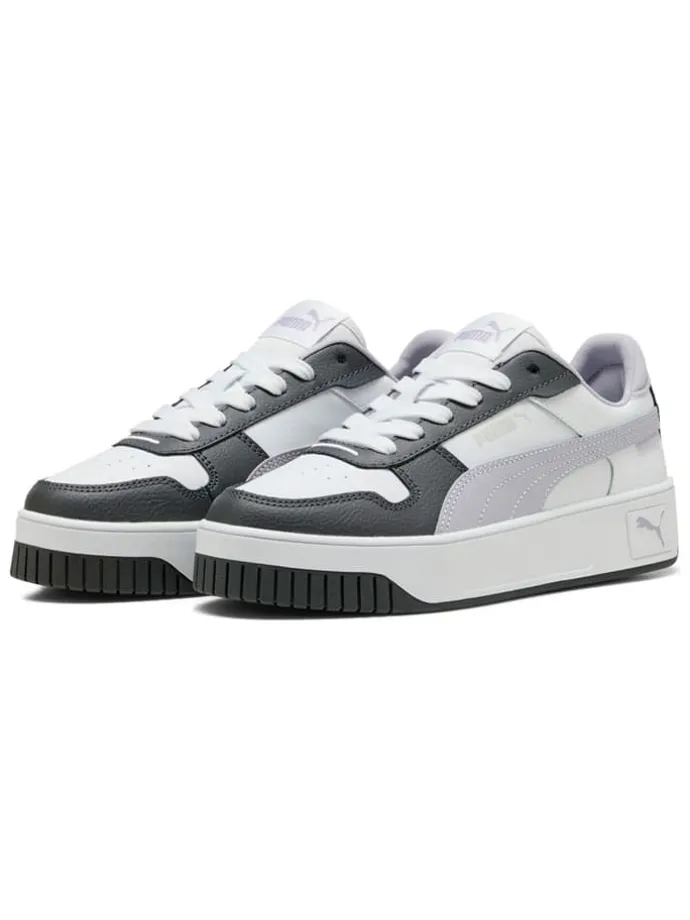 Sneakers "Carina Street" in Weiß/ Grau/ Schwarz