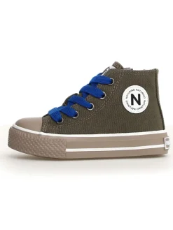 Sneakers "Cipria" in Khaki/ Blau