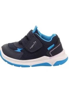 Sneakers "Cooper" in Schwarz/ Hellblau