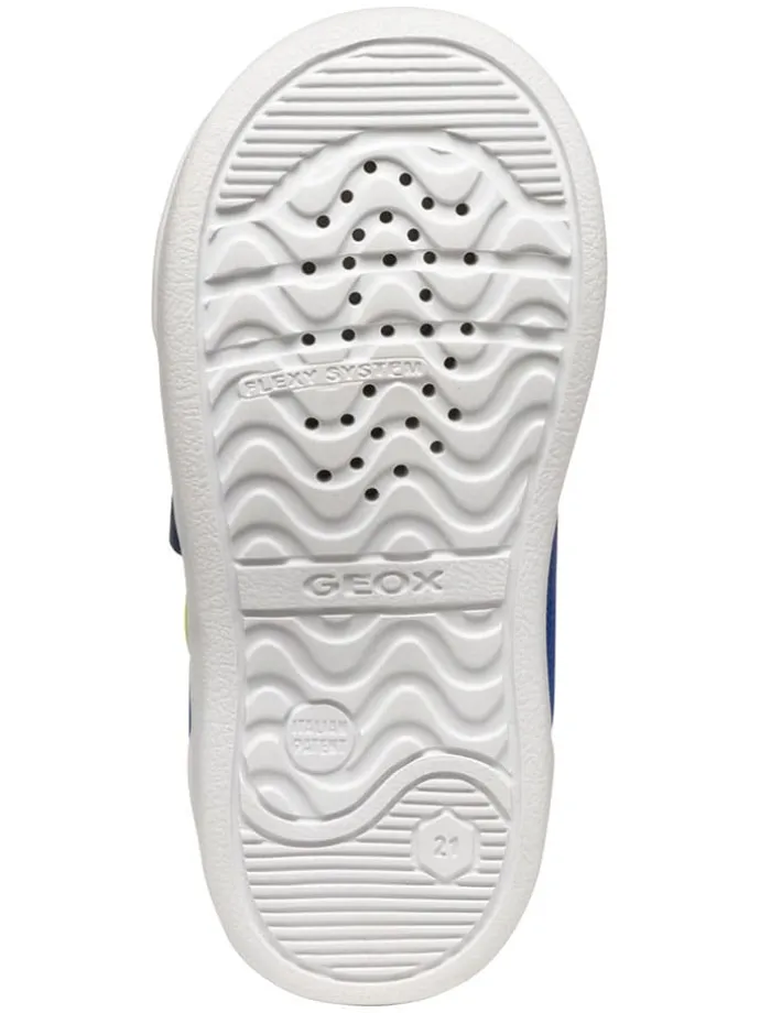 Sneakers "DJRock" in Blau/ Gelb