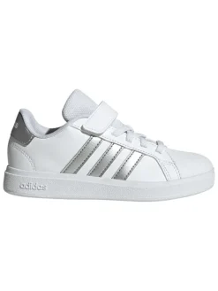 Sneakers "Grand Court 2.0" in Weiß/ Silber