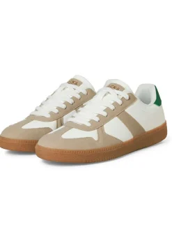 Sneakers in Beige/ Weiß