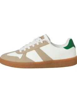 Sneakers in Beige/ Weiß