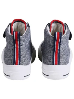 Sneakers in Dunkelblau/ Weiß/ Rot