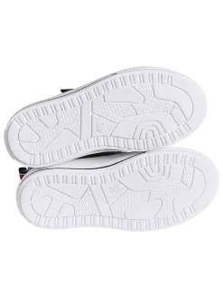 Sneakers in Dunkelblau/ Weiß/ Rot