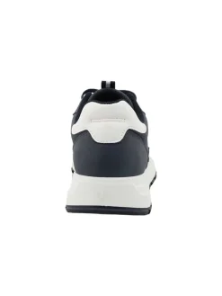 Sneakers in Dunkelblau/ Weiß/ Rot