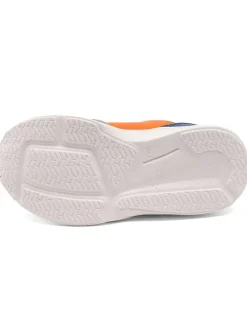 Sneakers in Grau/ Blau/ Orange