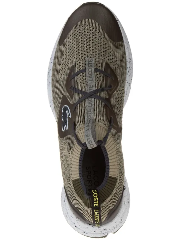 Sneakers in Khaki/ Schwarz