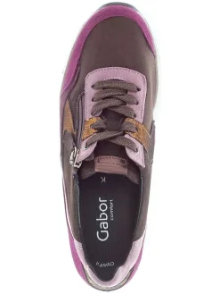 Sneakers in Lila/ Braun