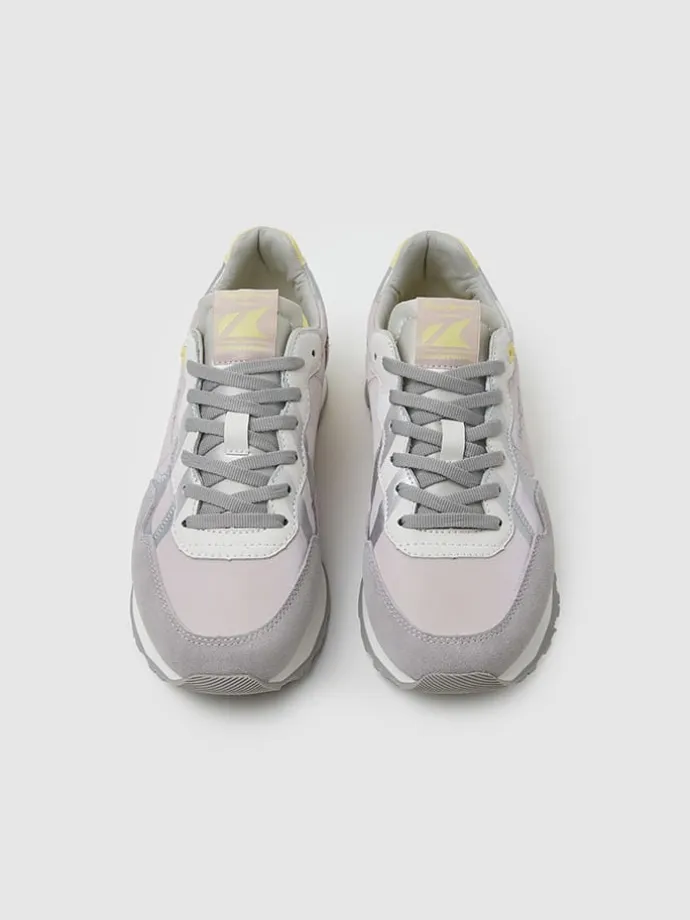 Sneakers in Rosa/ Grau