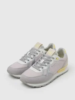 Sneakers in Rosa/ Grau