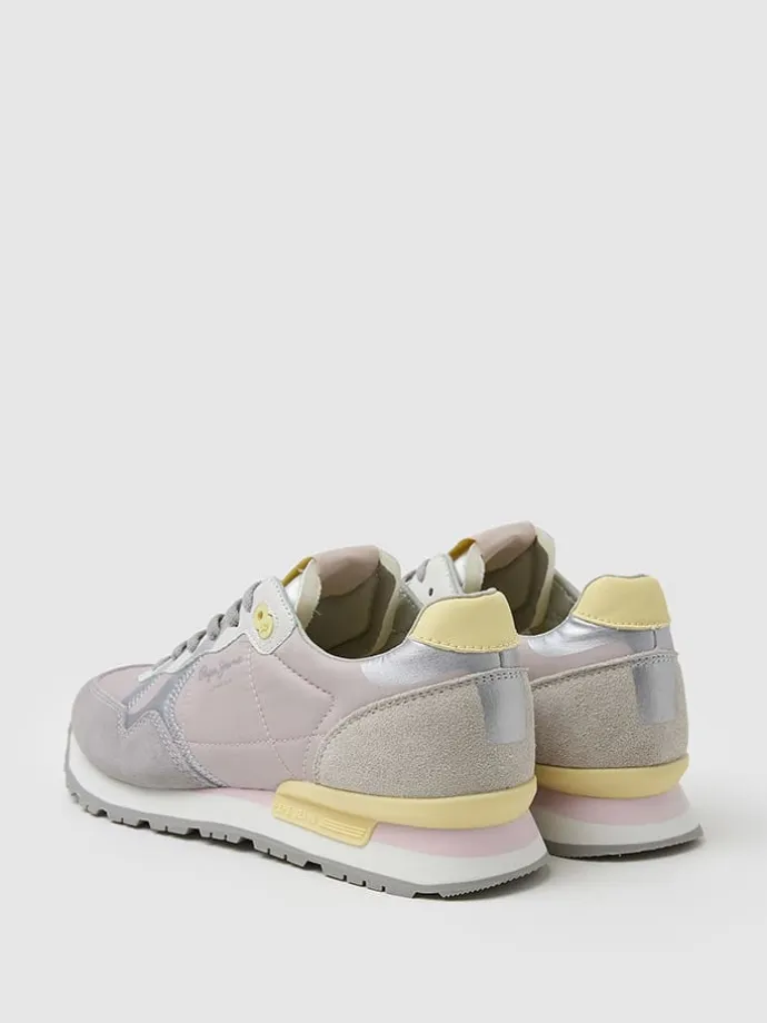 Sneakers in Rosa/ Grau