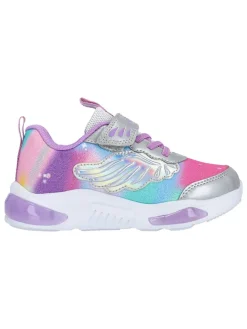 Sneakers in Silber/ Bunt