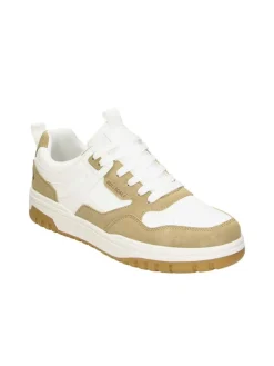 Sneakers in Weiß/ Beige