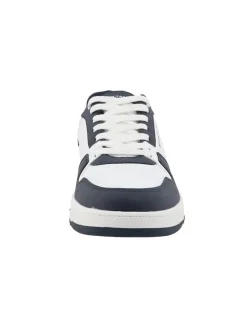 Sneakers in Weiß/ Dunkelblau