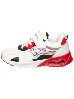 Sneakers in Weiß/ Rot