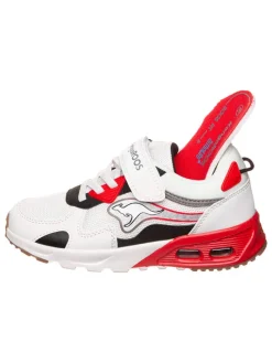 Sneakers in Weiß/ Rot