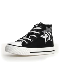 Sneakers in Weiß/ Schwarz