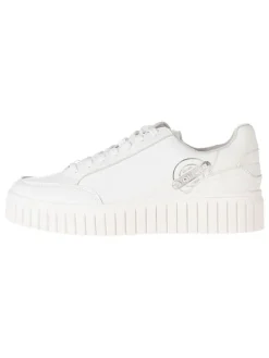 Sneakers in Weiß/ Silber