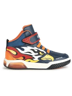 Sneakers "Inek" in Dunkelblau/ Orange