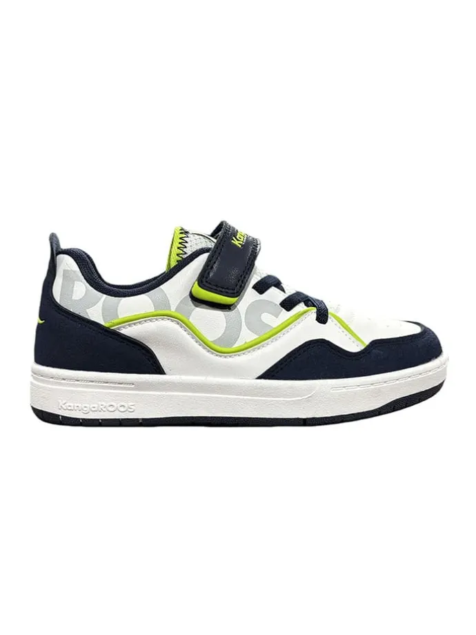 Sneakers "K-CP Allets EV" in Weiß/ Dunkelblau/ Gelb