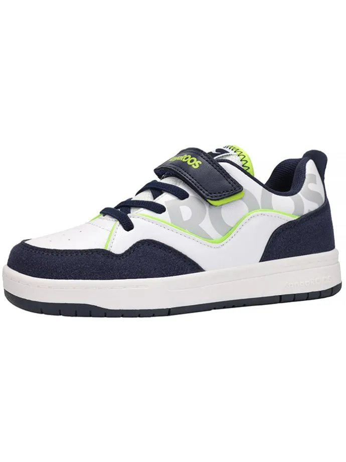 Sneakers "K-CP Allets EV" in Weiß/ Dunkelblau/ Gelb