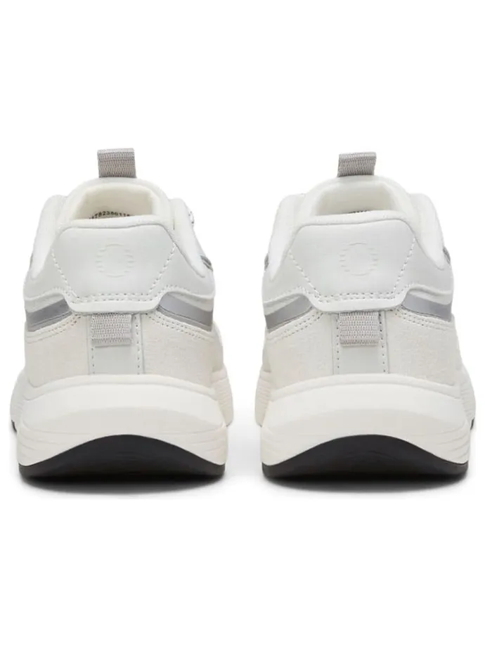 Sneakers "Leila" in Weiß/ Silber