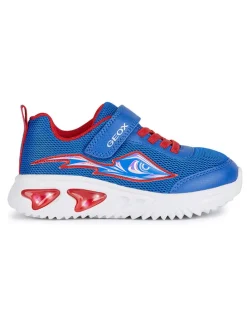 Sneakers "Lights - Assister" in Blau/ Rot