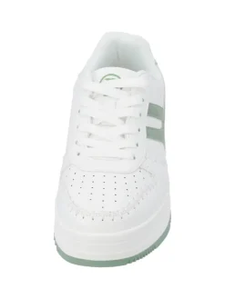 Sneakers Low in white moss green