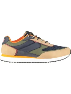 Sneakers ''Olyno'' in Beige/ Khaki/ Dunkelblau