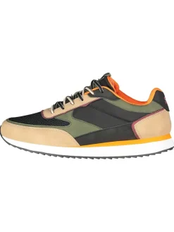 Sneakers ''Olyno'' in Beige/ Khaki/ Schwarz