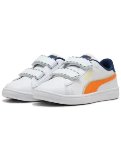 Sneakers "Puma Smash 3.0 Playdate" in Weiß/ Orange/ Dunkelblau