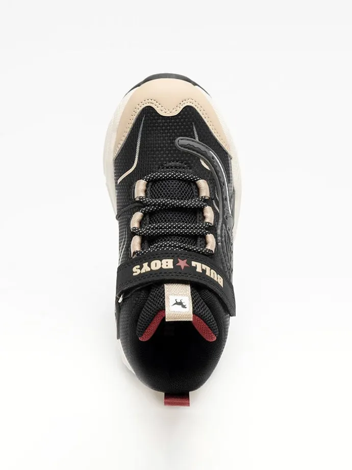 Sneakers "Spinosauro" in Schwarz/ Beige