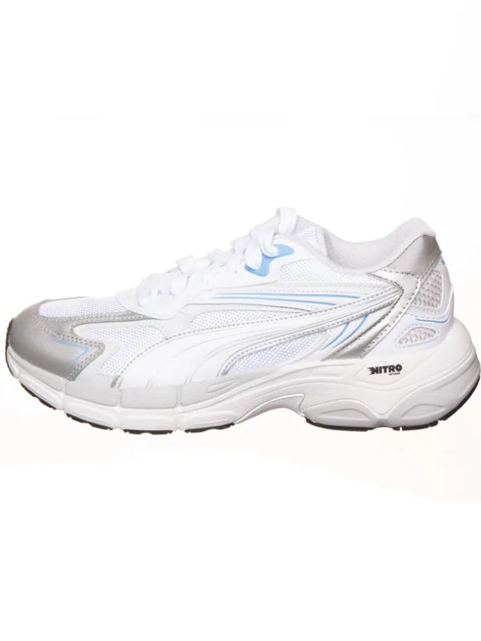 Sneakers "Teveris NITRO Noughties" in Silber/ Weiß/ Hellblau