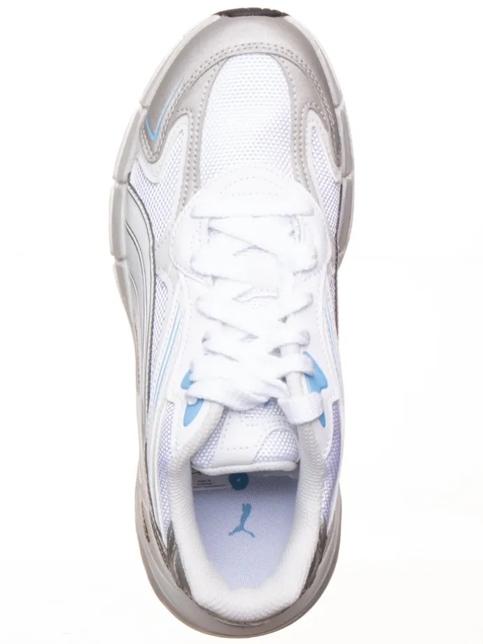 Sneakers "Teveris NITRO Noughties" in Silber/ Weiß/ Hellblau