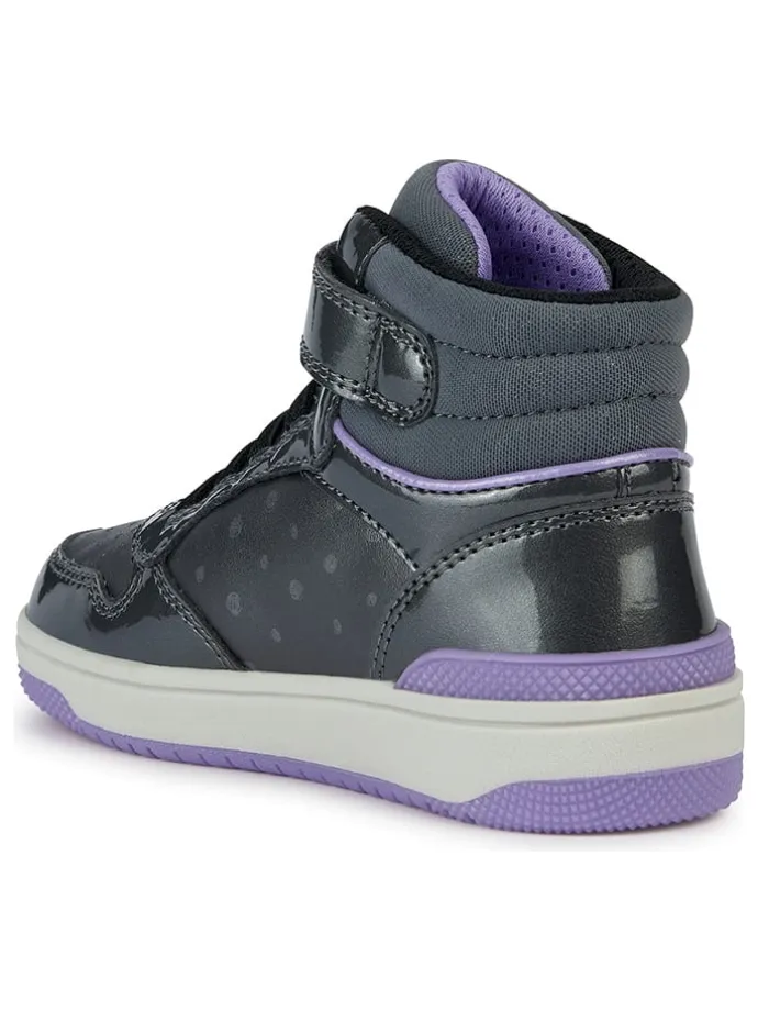 Sneakers "Washiba" in Anthrazit/ Lila