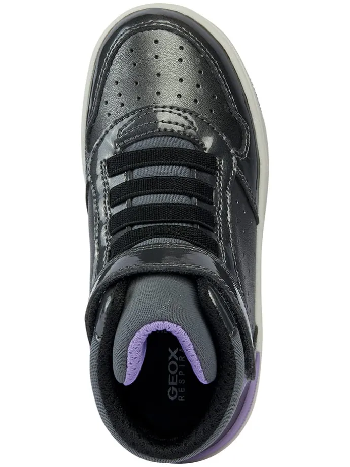 Sneakers "Washiba" in Anthrazit/ Lila