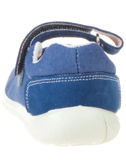 Spangenballerinas in Blau