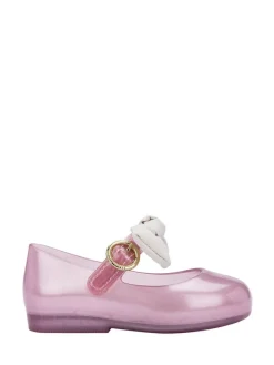 Spangenballerinas in Rosa