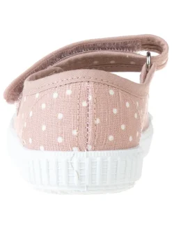 Spangenballerinas in Rosa