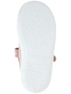 Spangenballerinas in Rosa