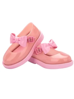 Spangenballerinas in Rosa