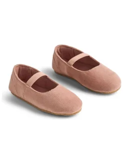 Spangenballerinas "Rosen" in Rosa