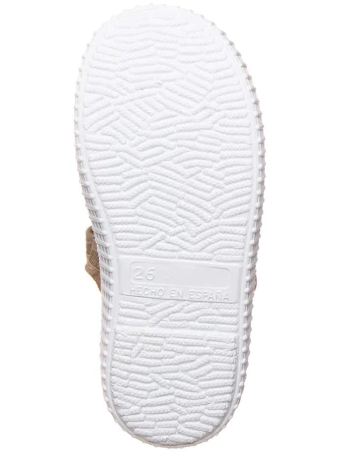 Spangenballerinas "Siringa" in Khaki