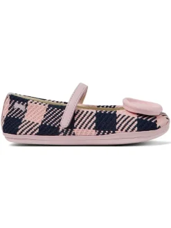 Spangenballerinas "TWS" in Rosa/ Schwarz