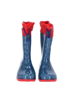Spiderman Regenstiefel Wasserdichte Outdoor-Gummistiefel für Kinder in Blau