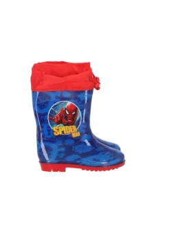 Spiderman Regenstiefel Wasserdichte Outdoor-Gummistiefel in Blau