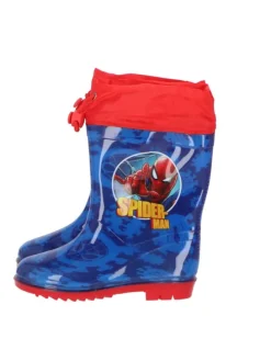 Spiderman Regenstiefel Wasserdichte Outdoor-Gummistiefel in Blau