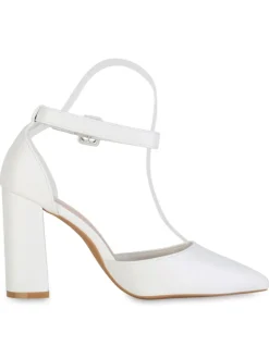 Spitze Pumps Alice in Weiss