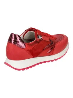 Sportliche Schnürschuhe in Rot